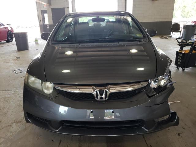 2HGFA16929H351389 - 2009 HONDA CIVIC EXL ნაცრისფერი ფოტო 5