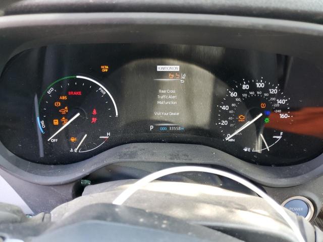 5TDJRKEC4NS087334 - 2022 TOYOTA SIENNA XLE ვერცხლისფერი ფოტო 9