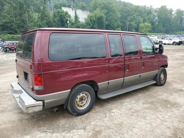 1FMRE11L73HB98875 - 2003 FORD ECONOLINE E150 WAGON BURGUNDY photo 3