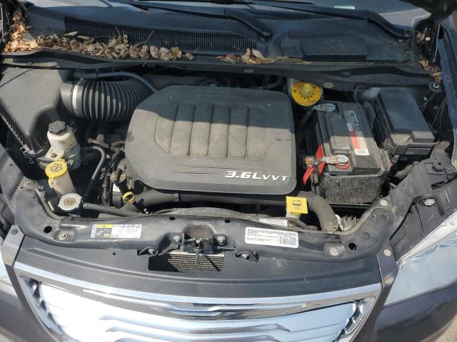 2C4RC1CGXFR601072 - 2015 CHRYSLER TOWN & COU TOURING L GRAY photo 12