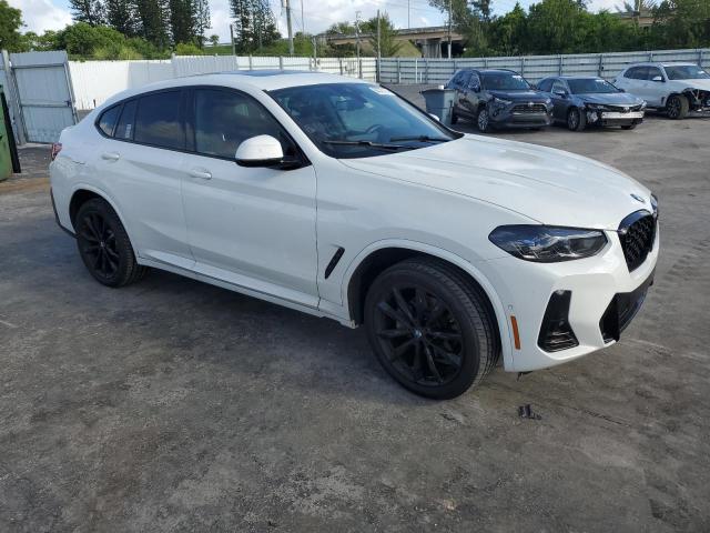 5UX33DT0XP9P79063 - 2023 BMW X4 XDRIVE30I WHITE photo 4