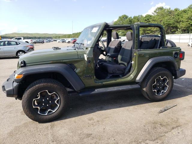 1C4GJXAN1MW752730 - 2021 JEEP WRANGLER SPORT GREEN photo 1