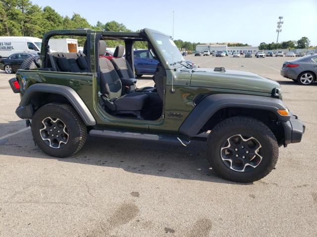 1C4GJXAN1MW752730 - 2021 JEEP WRANGLER SPORT GREEN photo 4