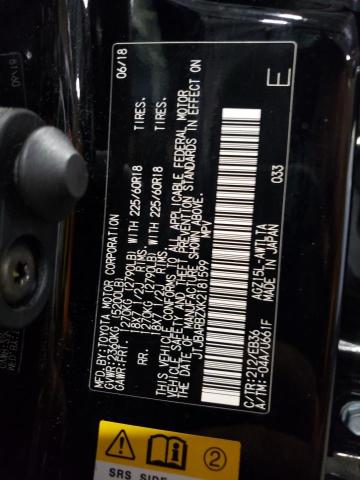 JTJBARBZXK2181599 - 2019 LEXUS NX 300 BASE 黑色 照片 13