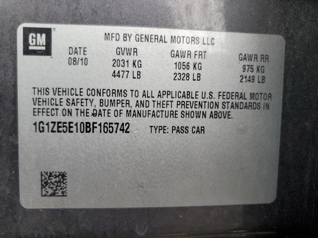 1G1ZE5E10BF165742 - 2011 CHEVROLET MALIBU LTZ 灰色 照片 13