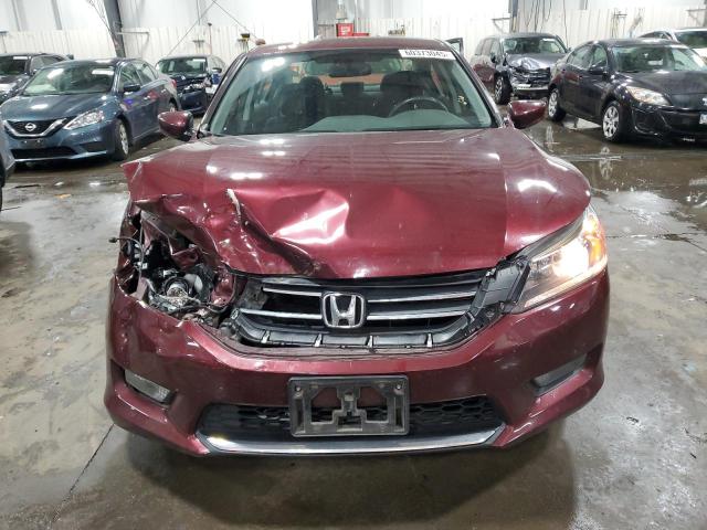 1HGCR2F54FA011136 - 2015 HONDA ACCORD SPORT BURGUNDY photo 5