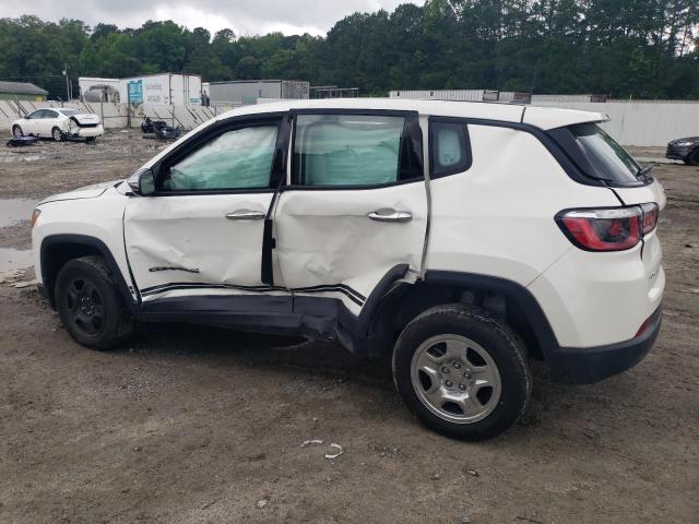 3C4NJDAB3KT847000 - 2019 JEEP COMPASS SPORT WHITE photo 2