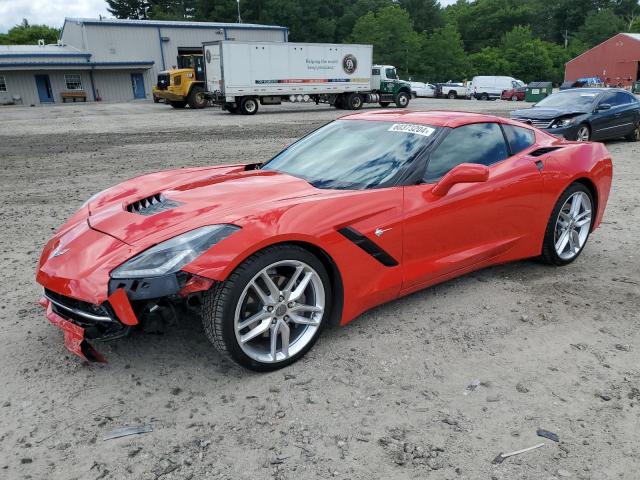 1G1YB2D77K5123759 - 2019 CHEVROLET CORVETTE STINGRAY 1LT RED photo 1