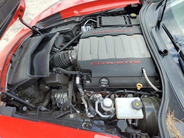 1G1YB2D77K5123759 - 2019 CHEVROLET CORVETTE STINGRAY 1LT RED photo 11