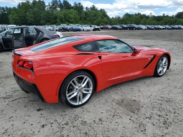 1G1YB2D77K5123759 - 2019 CHEVROLET CORVETTE STINGRAY 1LT RED photo 3