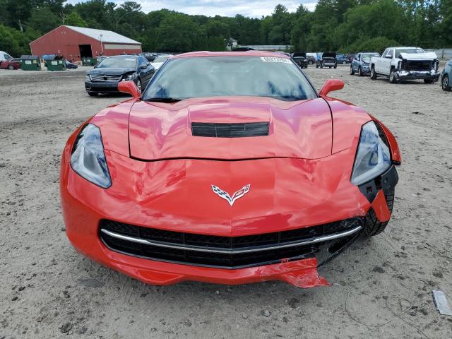 1G1YB2D77K5123759 - 2019 CHEVROLET CORVETTE STINGRAY 1LT RED photo 5