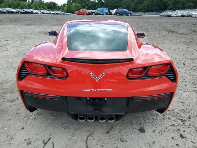 1G1YB2D77K5123759 - 2019 CHEVROLET CORVETTE STINGRAY 1LT RED photo 6