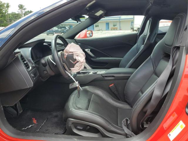 1G1YB2D77K5123759 - 2019 CHEVROLET CORVETTE STINGRAY 1LT RED photo 7