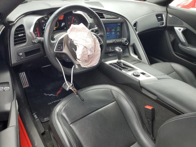 1G1YB2D77K5123759 - 2019 CHEVROLET CORVETTE STINGRAY 1LT RED photo 8