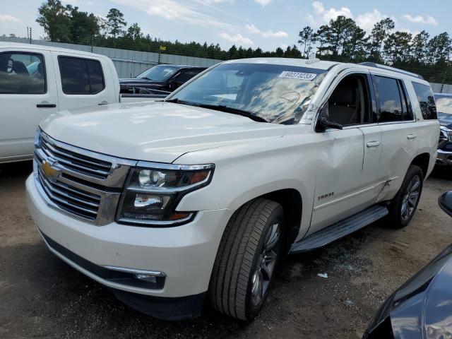 1GNSCCKC9FR541455 - 2015 CHEVROLET TAHOE C1500 LTZ WHITE photo 1