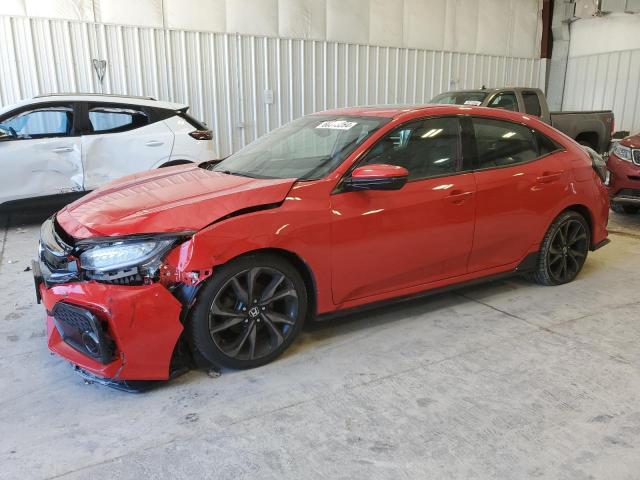 SHHFK7H93JU214871 - 2018 HONDA CIVIC SPORT TOURING RED photo 1