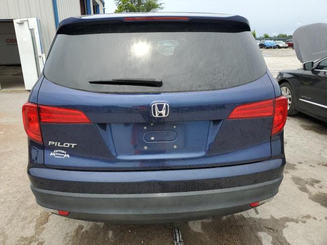 5FNYF5H33GB027850 - 2016 HONDA PILOT EX BLUE photo 6