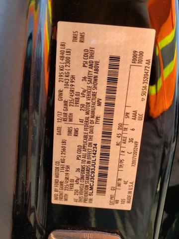 5LMCJ3C93JUL14234 - 2018 LINCOLN MKC RESERVE BLACK photo 14