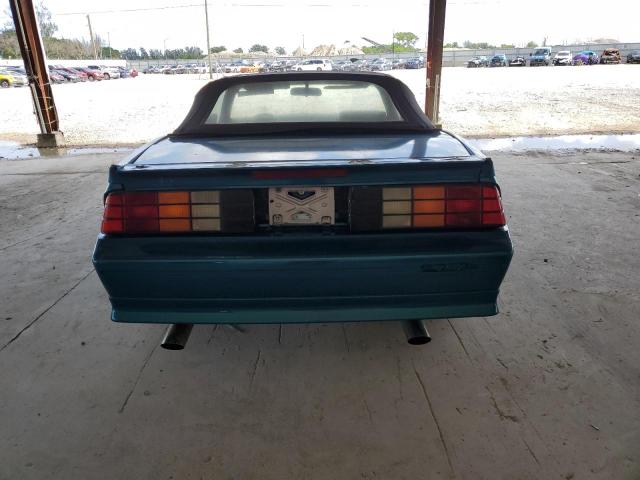 1G1FP33E6ML153008 - 1991 CHEVROLET CAMARO RS GREEN photo 6