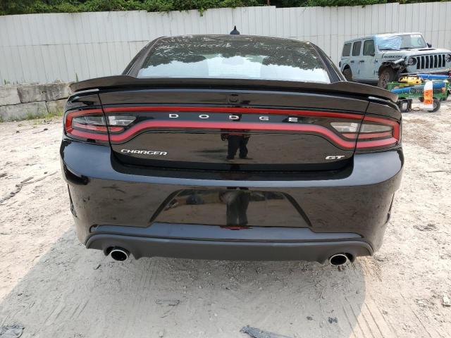 2C3CDXHGXNH136350 - 2022 DODGE CHARGER GT BLACK photo 6