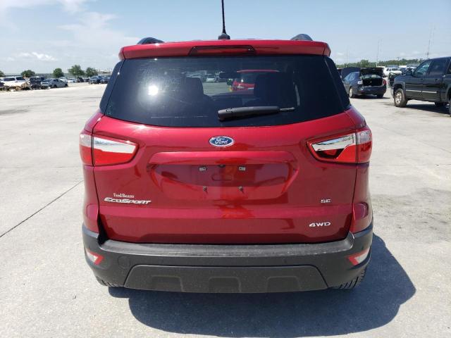 MAJ6P1ULXJC241151 - 2018 FORD ECOSPORT SE RED photo 6