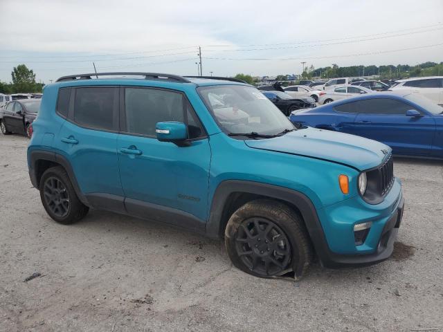 ZACNJABB8LPL90137 - 2020 JEEP RENEGADE LATITUDE TEAL photo 4