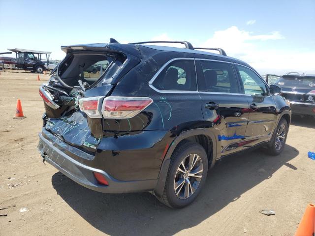 5TDJKRFH9GS352632 - 2016 TOYOTA HIGHLANDER XLE Qara foto 3