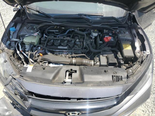 19XFC1F73KE015761 - 2019 HONDA CIVIC EXL ნაცრისფერი ფოტო 11