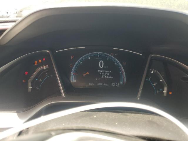 19XFC1F73KE015761 - 2019 HONDA CIVIC EXL ნაცრისფერი ფოტო 9