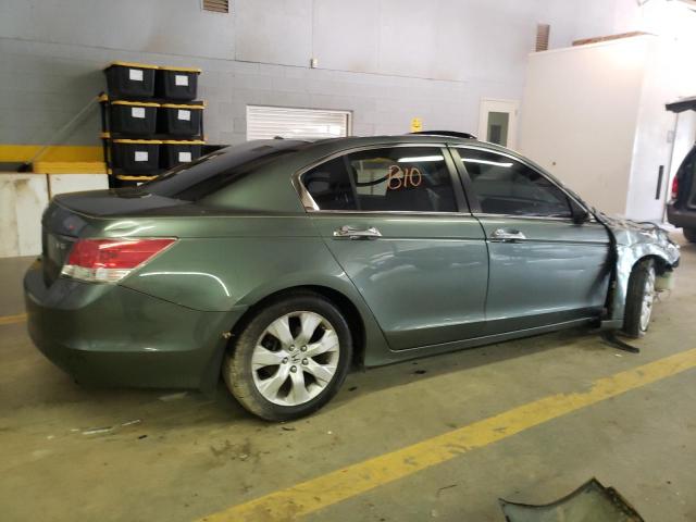 1HGCP36898A031388 - 2008 HONDA ACCORD EXL GREEN photo 3