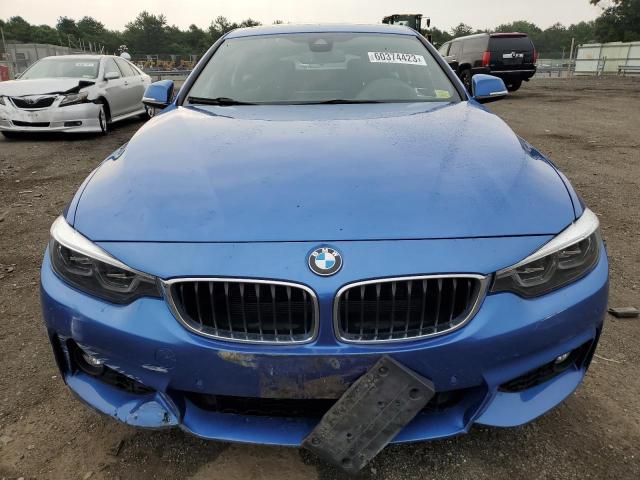 WBA4J7C59KBM76024 - 2019 BMW 440XI GRAN COUPE BLUE photo 5