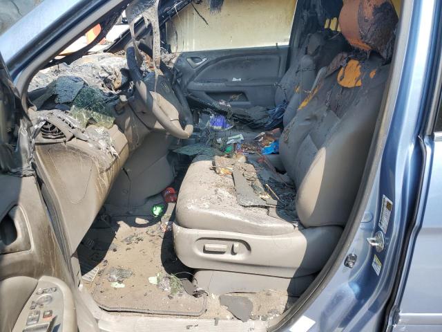 5FNRL3H79AB031736 - 2010 HONDA ODYSSEY EXL Brûlé photo 7