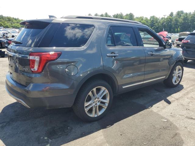 1FM5K8D84HGC73908 - 2017 FORD EXPLORER XLT GRAY photo 3