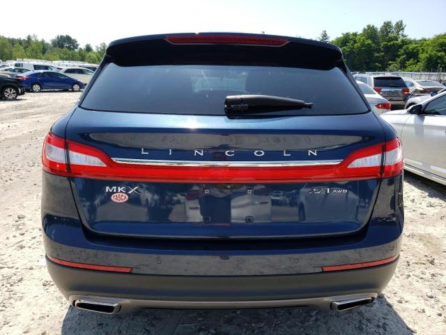 2LMPJ8LP1HBL14348 - 2017 LINCOLN MKX RESERVE BLUE photo 6