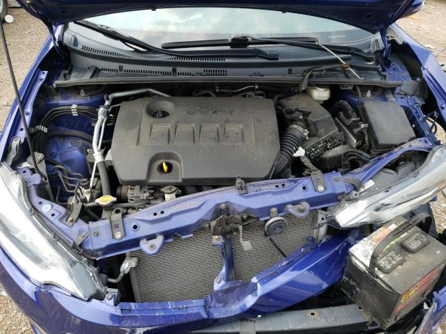 2T1BURHE0GC553572 - 2016 TOYOTA COROLLA L BLUE photo 11