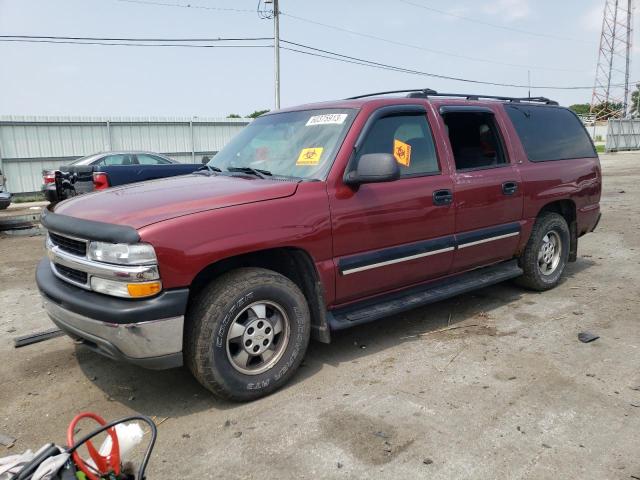 1GNFK16T41J307556 - 2001 CHEVROLET SUBURBAN K1500 BURGUNDY photo 1