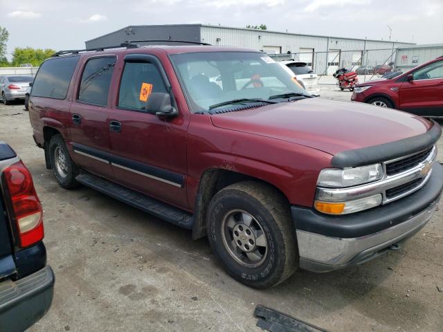 1GNFK16T41J307556 - 2001 CHEVROLET SUBURBAN K1500 BURGUNDY photo 4