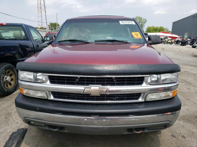 1GNFK16T41J307556 - 2001 CHEVROLET SUBURBAN K1500 BURGUNDY photo 5