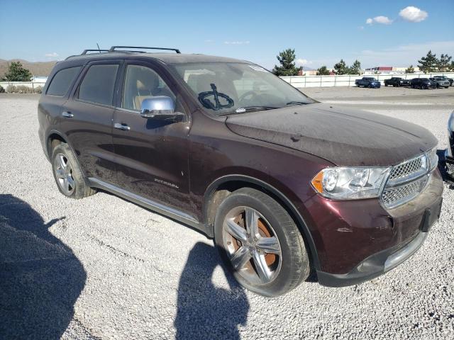 1C4SDJET3CC211606 - 2012 DODGE DURANGO CITADEL BURGUNDY photo 4