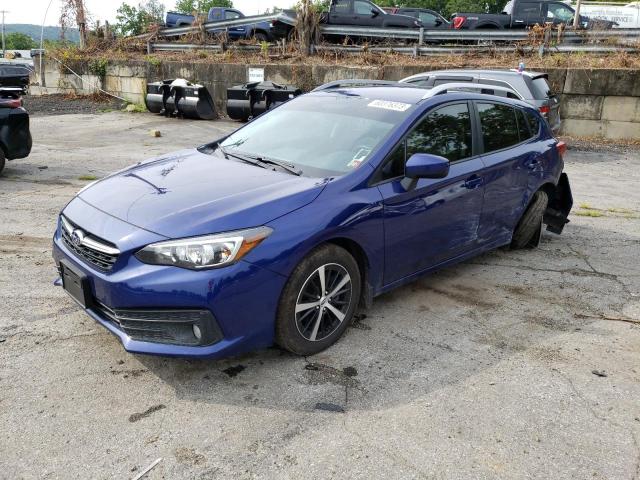 4S3GTAV65N3723664 - 2022 SUBARU IMPREZA PREMIUM BLUE photo 1