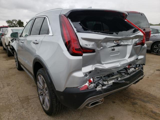 1GYFZCR40LF149642 - 2020 CADILLAC XT4 PREMIUM LUXURY SILVER photo 3