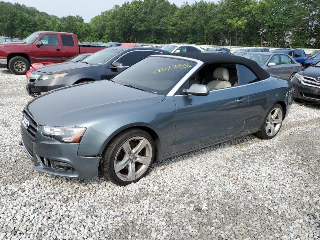 WAUAFAFH1EN008573 - 2014 AUDI A5 PREMIUM GRAY photo 1