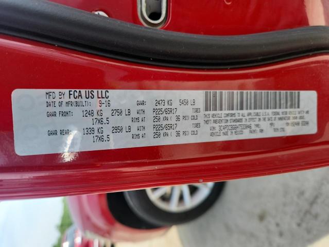 3C4PDCBG6HT533046 - 2017 DODGE JOURNEY SXT 红色 照片 12