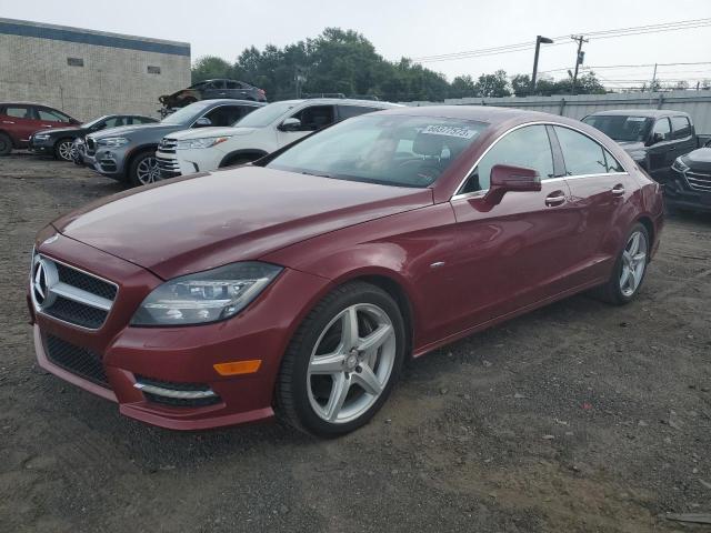 WDDLJ9BB6CA053674 - 2012 MERCEDES-BENZ CLS 550 4MATIC RED photo 1