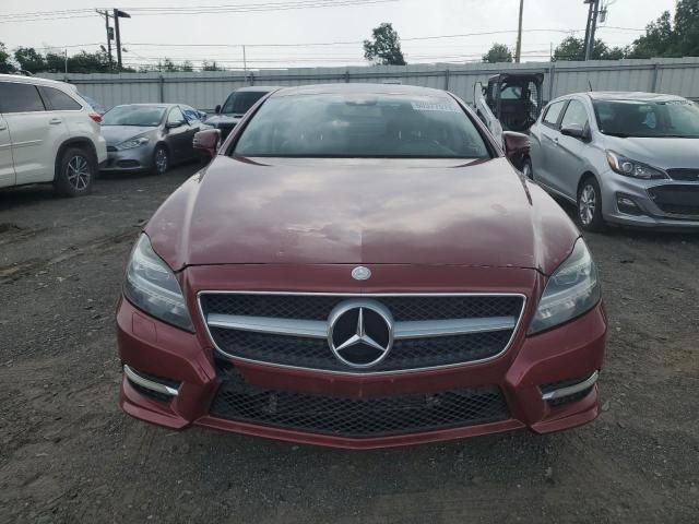 WDDLJ9BB6CA053674 - 2012 MERCEDES-BENZ CLS 550 4MATIC RED photo 5