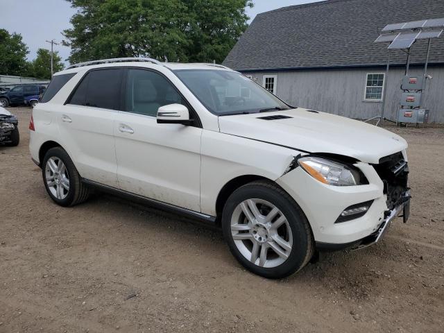 4JGDA5HB9DA203627 - 2013 MERCEDES-BENZ ML 350 4MATIC WHITE photo 4