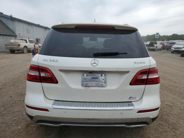 4JGDA5HB9DA203627 - 2013 MERCEDES-BENZ ML 350 4MATIC WHITE photo 6