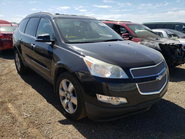 1GNKRLED7BJ333571 - 2011 CHEVROLET TRAVERSE LTZ BLACK photo 1