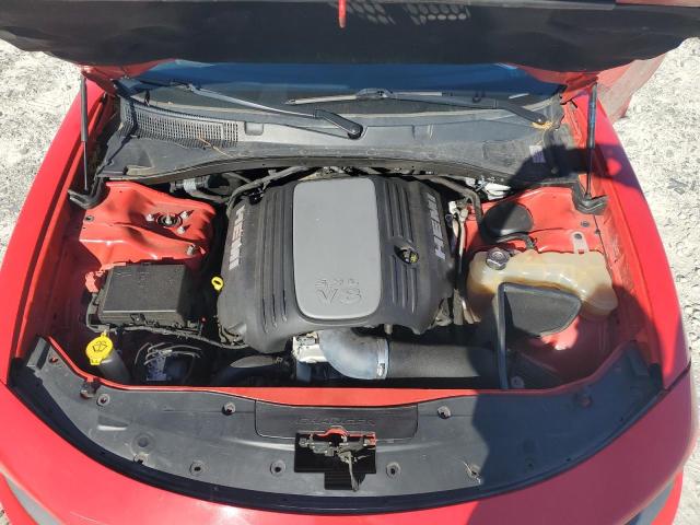 2C3CDXCT5KH575598 - 2019 DODGE CHARGER R/T RED photo 11