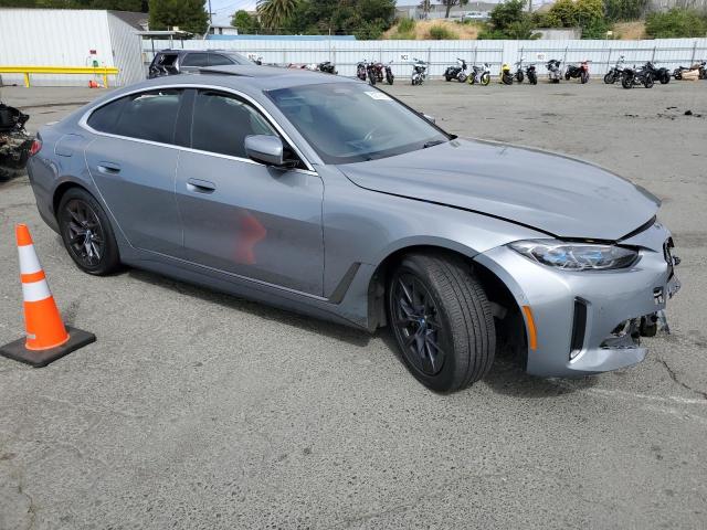WBY43AW02RFR88008 - 2024 BMW I4 EDRIVE 35 GRAY photo 4